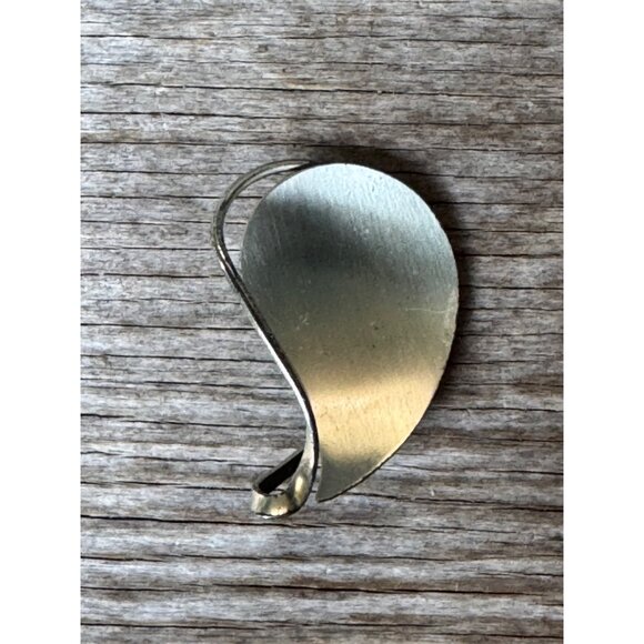 Beau Sterling Silver Abstract Brooch Pin - Picture 2 of 4